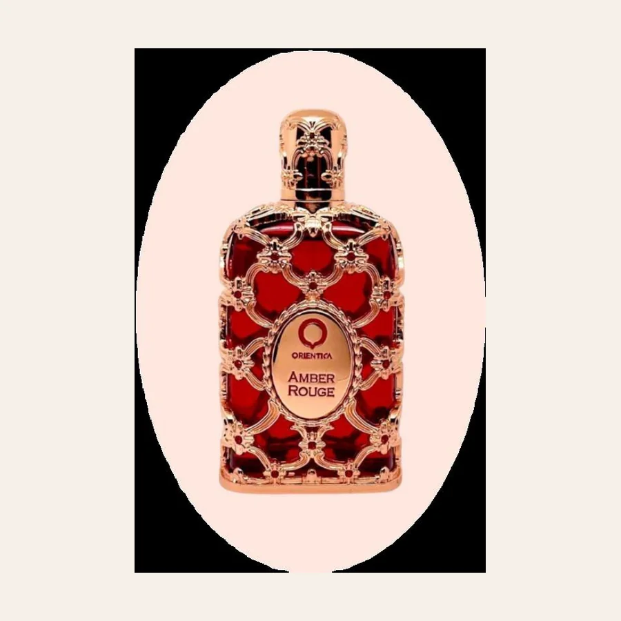 Perfume Amber Rouge de la colección para dama
